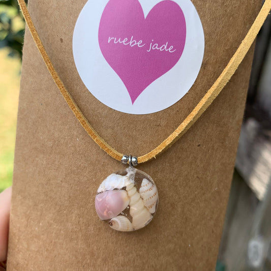 Sprinkling of Seashells Pendant Necklace