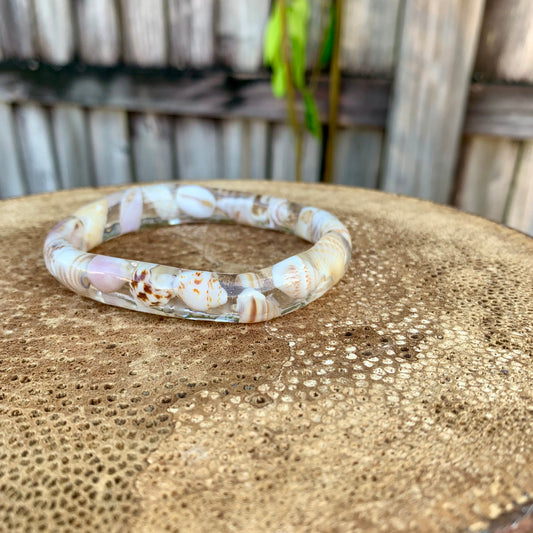 Skinny Seashell Bangle Medium