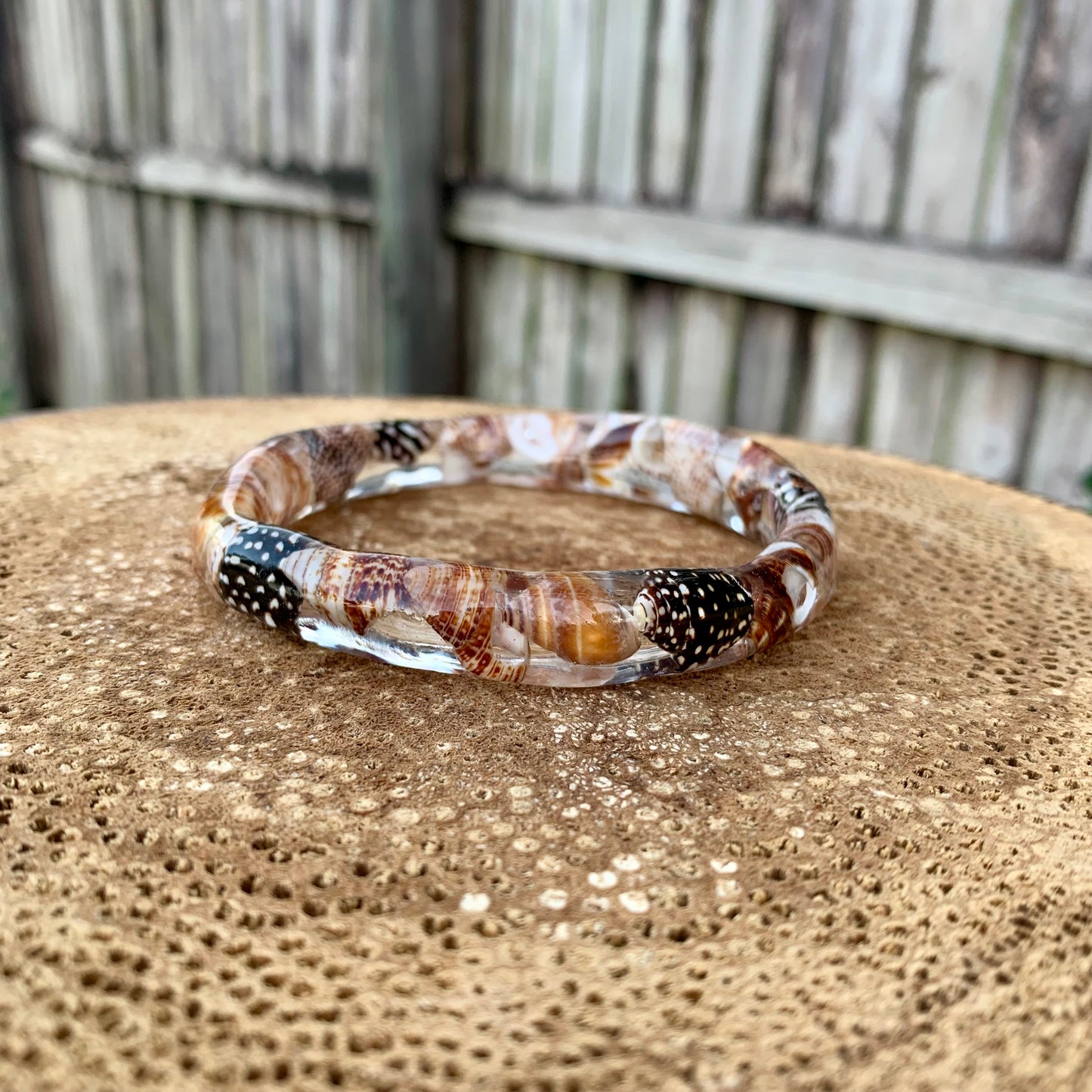 Skinny Seashell Bangle Medium