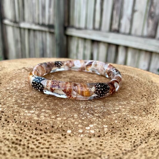 Skinny Seashell Bangle Medium