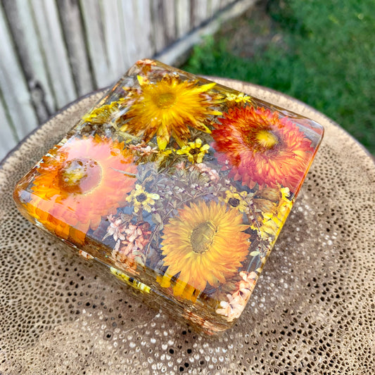 Sunshine Floral Jewellery Box