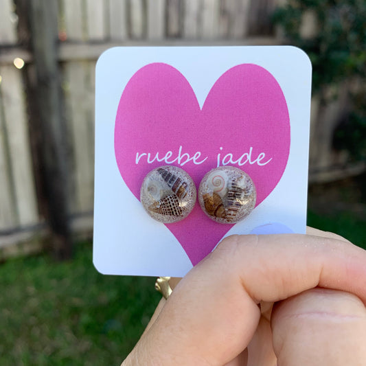 Seashell Stud Earrings
