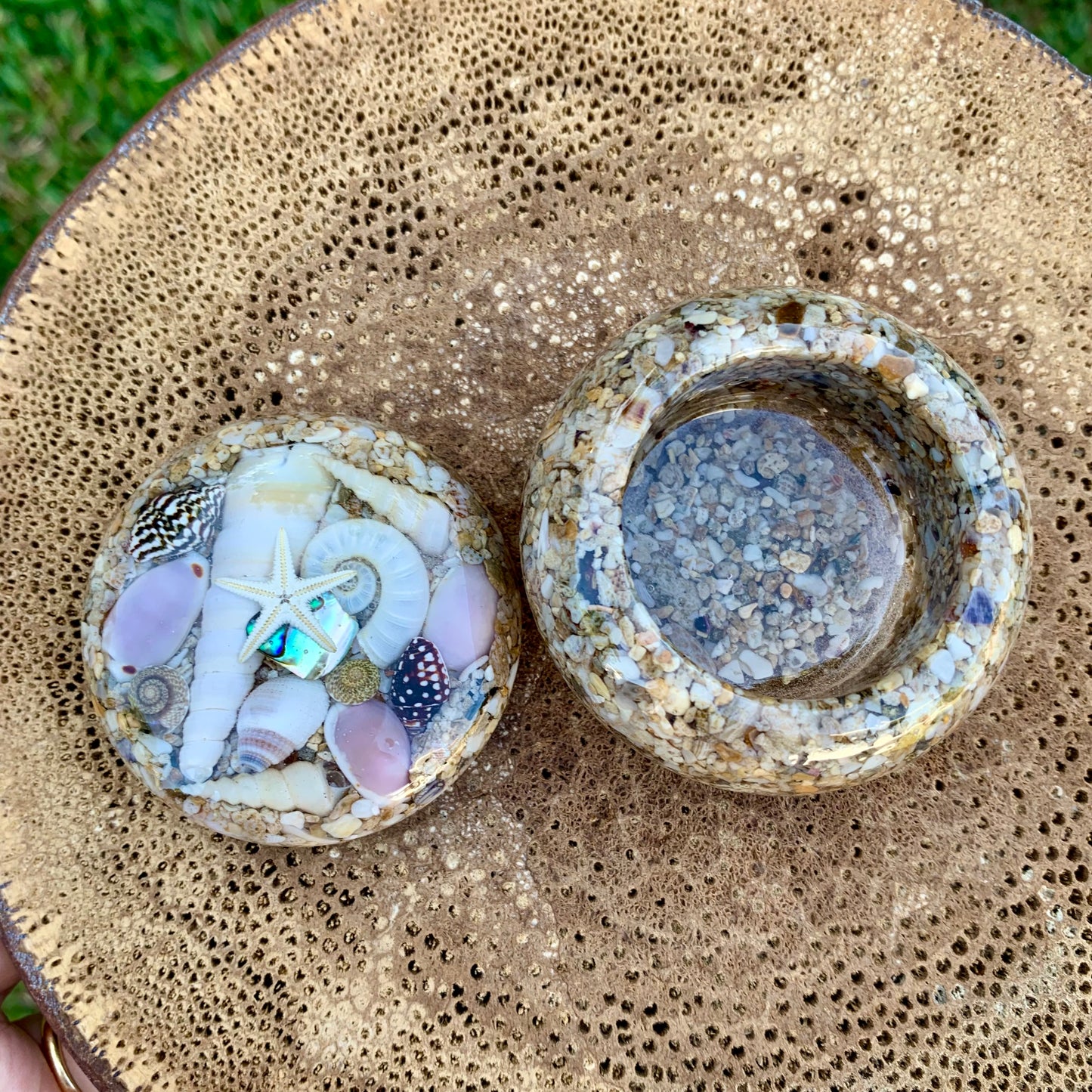 Mermaid Seashell Jewellery Pot