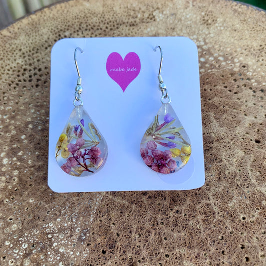 Dangle Flower Earrings