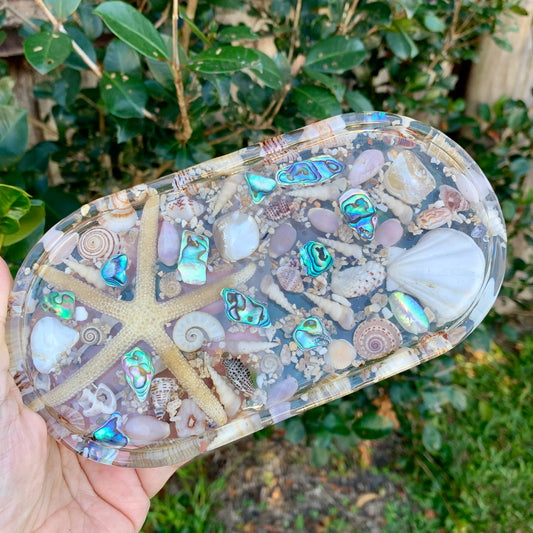 Starfish and Seashells Trinket Dish