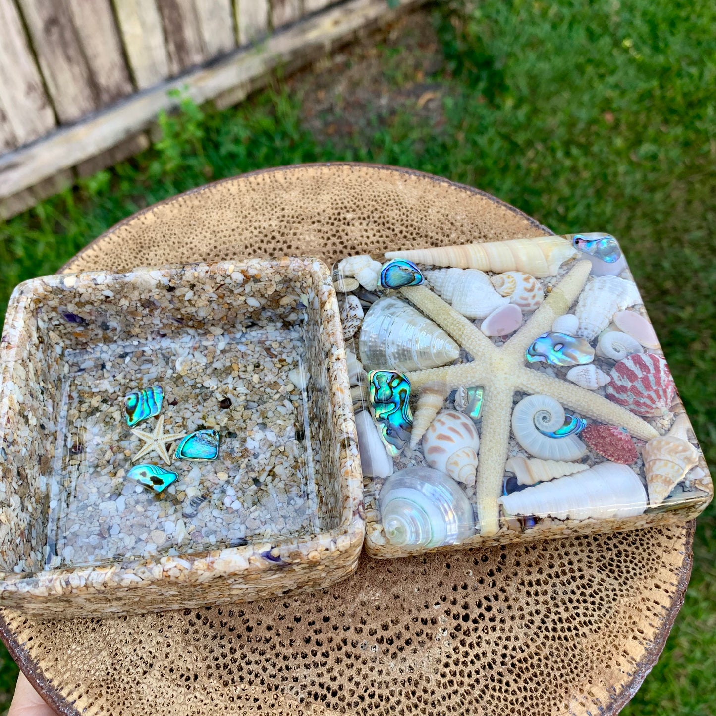 Beautiful Mermaid Starfish Jewellery Box